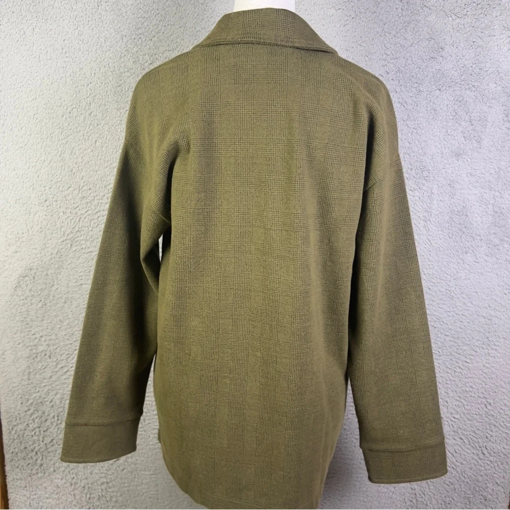 NWT Madewell Brusshed Redford Blazer Womens XS Green Plaid Relaxed Jacket - Picture 3 of 9